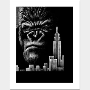 King Kong - Inktober 2019 Posters and Art